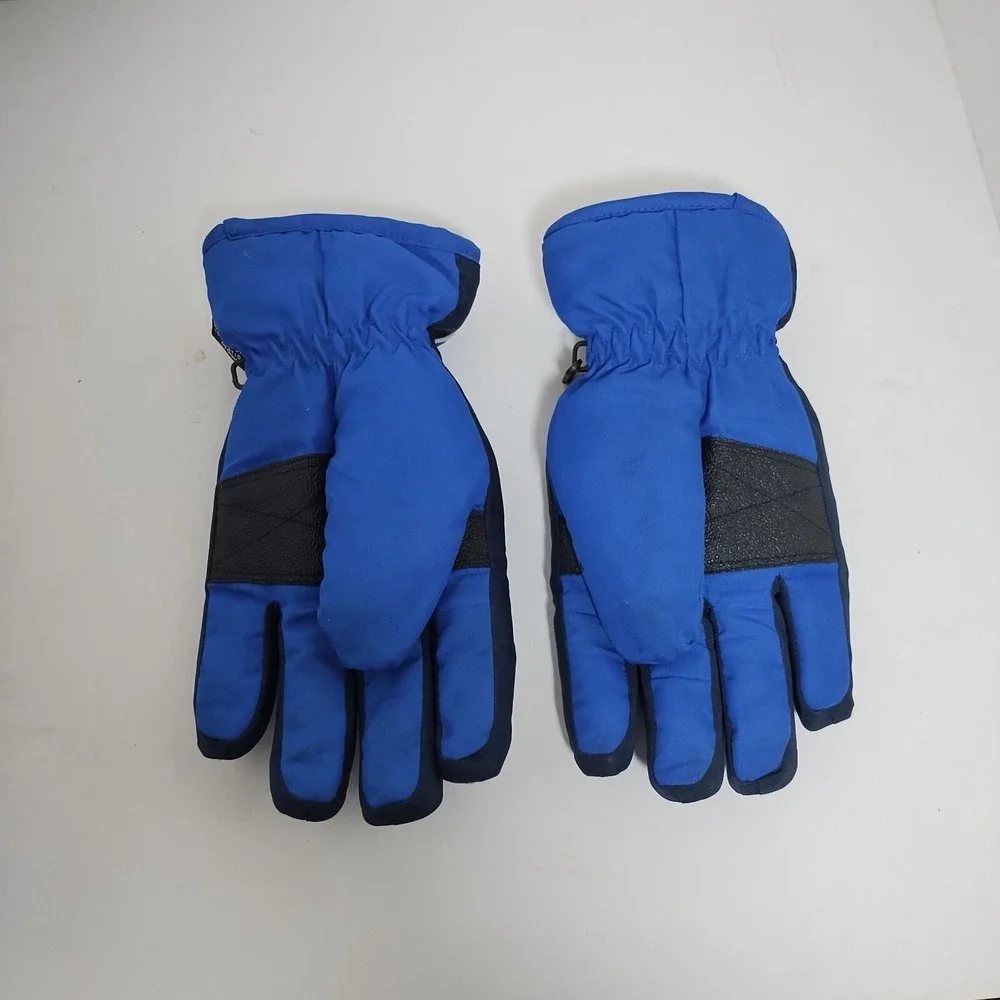 Thermasoft Insolation Winter Snow Gloves Boy's LG 13/18 Blue Black 40 Gram